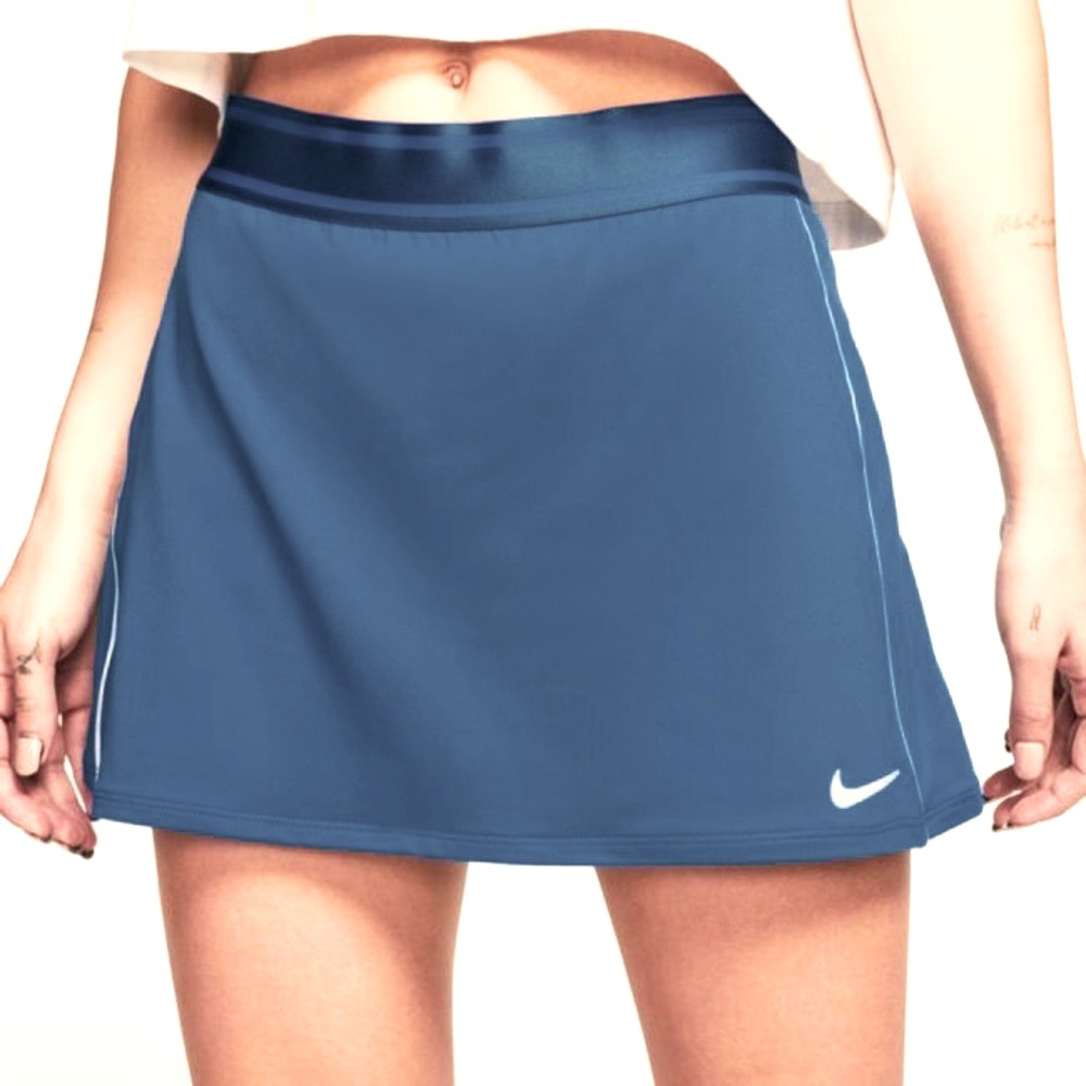 Nike - Navy Tennis Skirt - Dri-Fit Activewear Athletic Skort w Built in Shorts